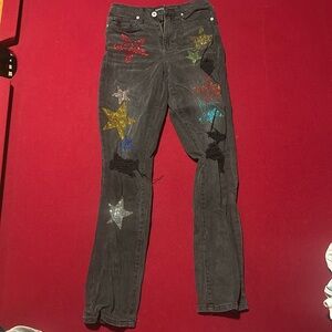 Fashion Nova embellished jeans